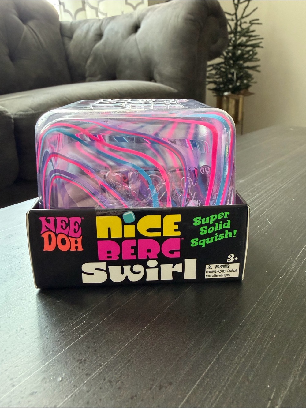 Needoh “Nice Berg Swirl” Purple, Blue & Pink Swirl